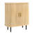 28" Fluted Wine Bar Cabinet with 8-Grid Wine Rack, 5-Level Adjustable Shelves, 2 Glass Holders, Smoothly Sliding Tambour Doors, 4 Hidden Storage Space on the Side,Modern Liquor Coffee Station, Natural-427791309