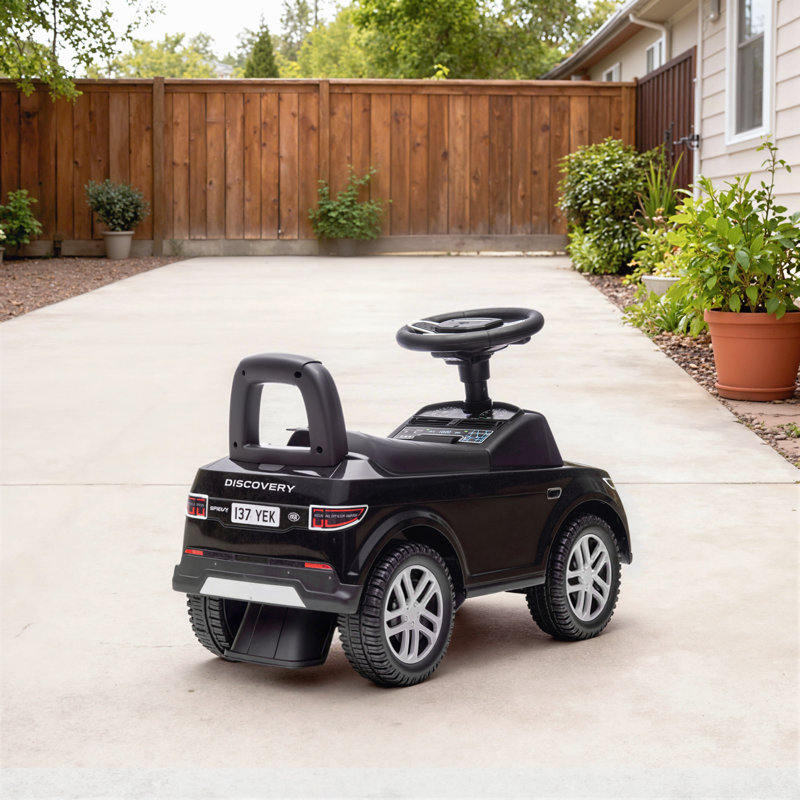 AIYAPLAY Land Rover Licensed Ride on Car Foot to Floor 18-36 Months, Black