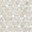 Auralie Bastone 11 in. x 12 in. Polished Marble Mosaic Floor and Wall Tile