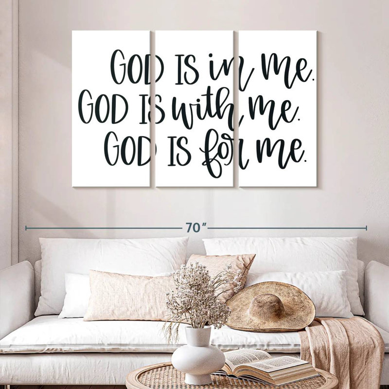 Tergel God Is, 32" H x 50" W