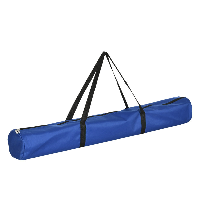 PawHut Adjustable Dog Agility Weave Poles Kit with Storage Bag for Outdoor Training