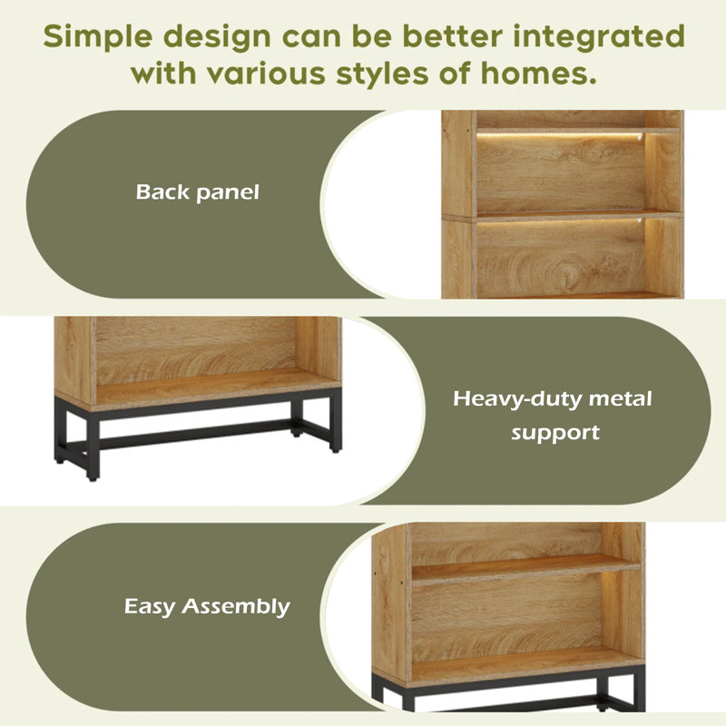 Spacious Display Organizer,Bookshelf