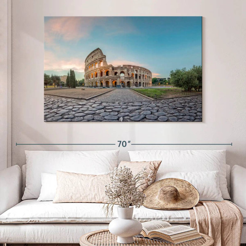 Lilie The Roman Colosseum, 34" H x 51" W