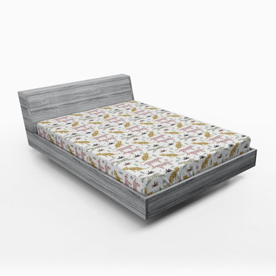 Cartoon Microfiber Fitted Sheet