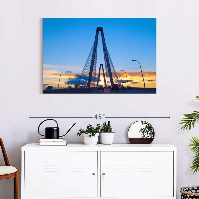 Lilie Cooper River Bridge, 24" H x 36" W