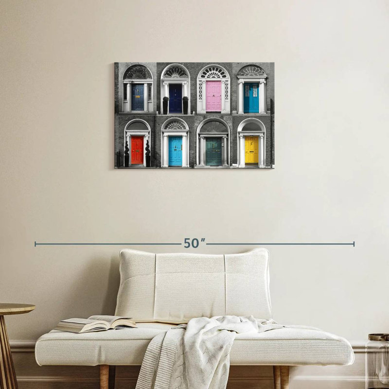 Lilie Colourful Georgian Doors, 20" H x 30" W