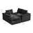 Cozy Modern Boneless L-Shaped Sectional Sofa – Reversible Chenille, Pet-Friendly, Cloud-Like Comfort, No Assembly-339413721