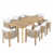 Beige Cushion / Beige/Oiled Teak Frame