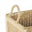 Cole And Grey Rattan Woven Decorative And Functional Storage Basket With Handles