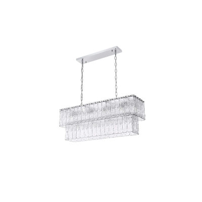 Lustre en verre 36 pouces Isabellamarie