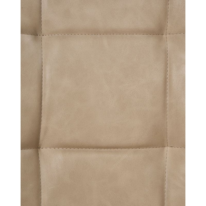 Melrose 47cm H Upholstered Upholstered Back Side Chair, Beige