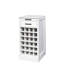 28 armoires buffet en noyer brun - Rehausse l'apparence élégante du bar à vin modulaire Home Beauty
