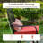 Alyne Metal Outdoor Stool with Cushion