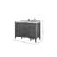 Teck d'Atlanta 48 po X P 22 po De meuble-lavabo simple D-101611823