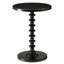 Round Wooden End Table-1611700365
