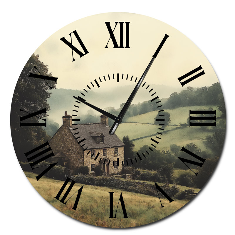 Horloge murale classique en forme de buste romain III, Surdimensionné