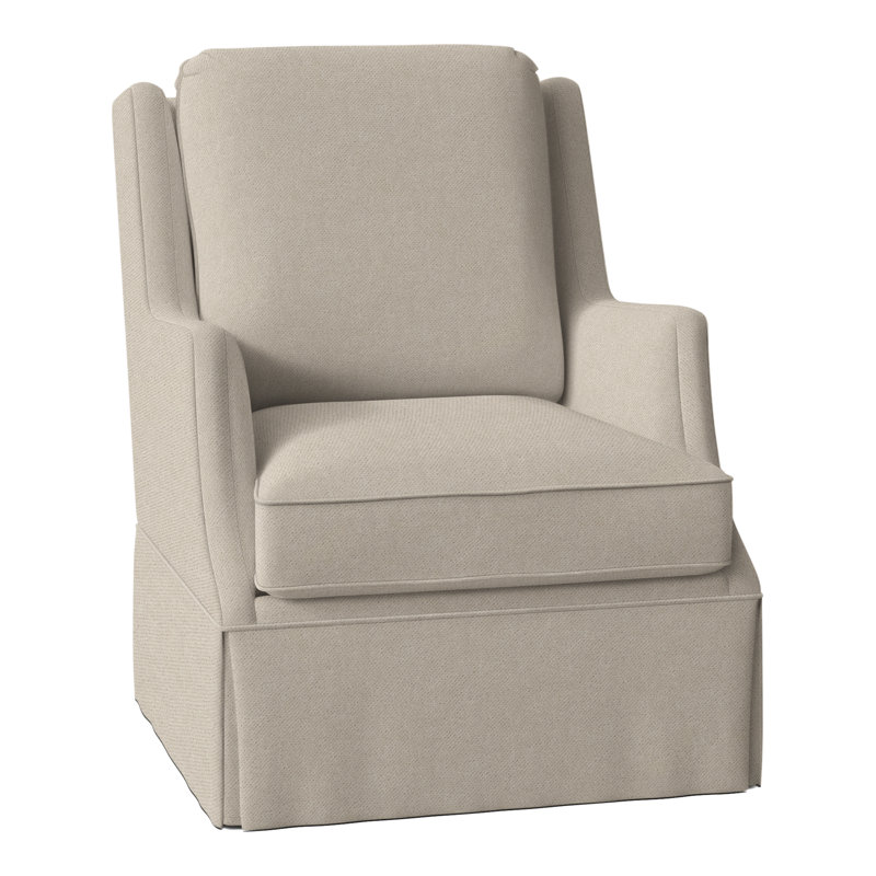 Savannah 31.5" W Swivel Wingback Chair, Perigold Banks Organza