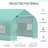 Outsunny 11.5' x 10' x 6.5' Outdoor Walk-in Greenhouse, Tunnel Green House with Roll-up Windows, Zippered Door, PE Cover, Heavy Duty Steel Frame, Green-120842921-120842922