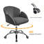 Desk Chair With Petal-shaped Backrest-355871361