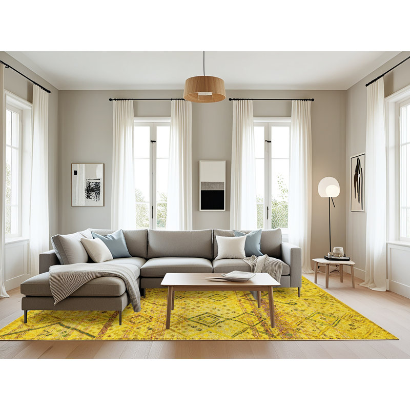 Abstract Indoor Rug, Rectangle 8' x 10'
