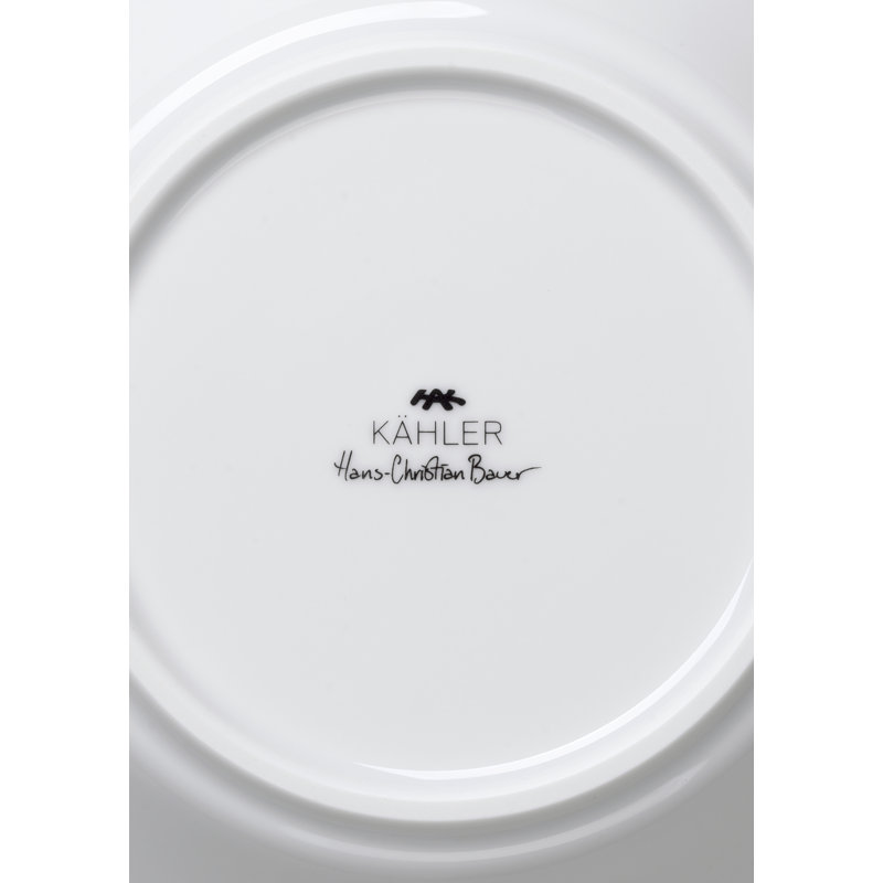Hammershøi Soup Plate, White, Dia: 10.2"