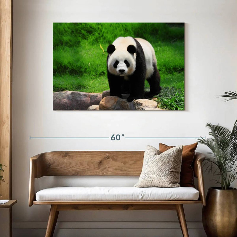 Crowle Strolling Panda, 30" H x 45" W