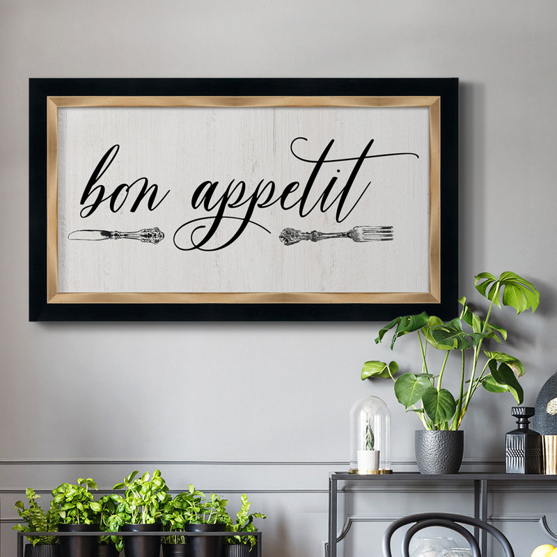 " Bon Appetit ", 29" H x 53" W x 1" D