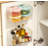 2-Pack Cabinet Door Organizer, Stackable Clear Bins