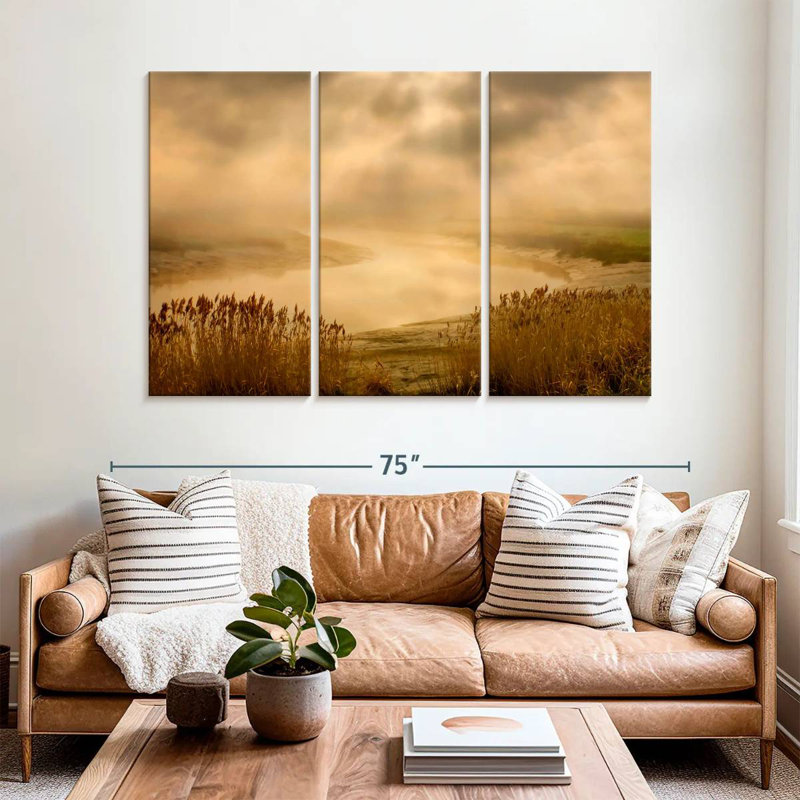 Marshland Mists, 42" H x 65" W
