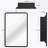 Kinzley Iron Rectangle Mirror-376808348