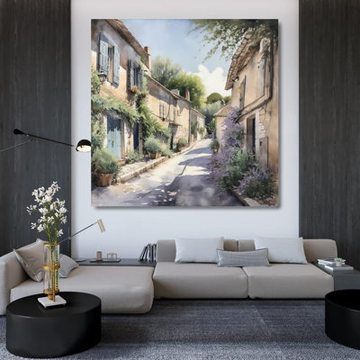  B, Riley Gallery Wrapped Canvas Art Titled: Village Alley 3