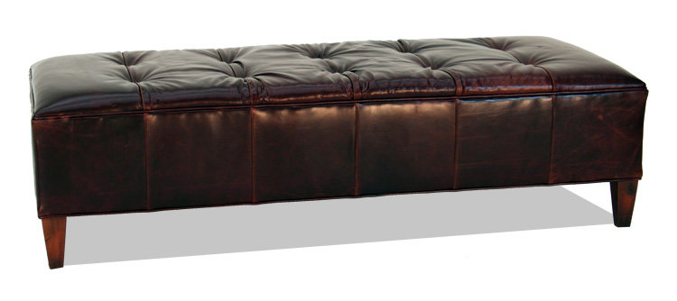 Ottoman, Como Emerald, French Dark Chocolate