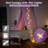 Large Bed Canopy with Star Lights, Double Layer Canopy for Bed,  Canopy Bed Curtain-114690062