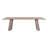 Contemporary Dining Table with Solid Acacia Wood Construction
