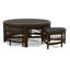 Raffles Rattan Cocktail Table with Benches-71441858-71441913