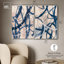 «Blue Lines», ensemble de 2 ensembles abstraits sur toile par Art Remedy-114217645-115140429
