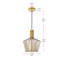 Luminaire suspendu en métal 1 lumière Celyn-1542671395
