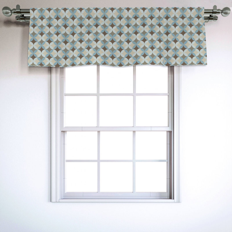 Sateen Ruffled Window Valance