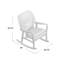 Solid Wood Rocking Chair with Cushion-1481441099-1481441097