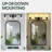 4 - Light Vanity Light Clear Glass Diamond Shade, Black-1142547439-1142547438-1142547435
