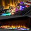 Flare 130.4cm W Matt Black Electric Fireplace
