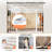 29.5-46" Wide Baby Gate 30" Tall Dual Lock Auto Close Safety Gates with Secure Indicator-95216474