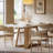  47-inch Dining Table For 4 People, Modern Kitchen Table With Wooden Legs For Kitchen And Dining Room, Small Space-127326744