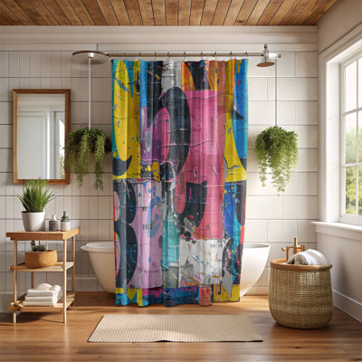 Crazy Patch - Premium Shower Curtain