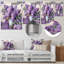 Décoration murale lilas mauve en fleurs - lilas-92736013