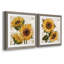 Tournesol d'été I - ensemble de 2 peintures-1646242990-1646242998-1722211485