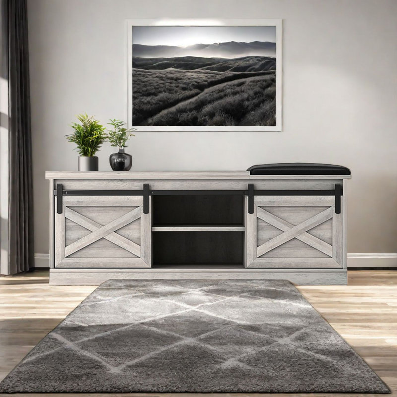 12 Pair Shoe Storage Bench
