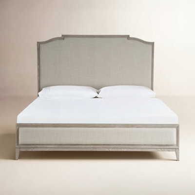 Nadine Upholstered Oak Bed