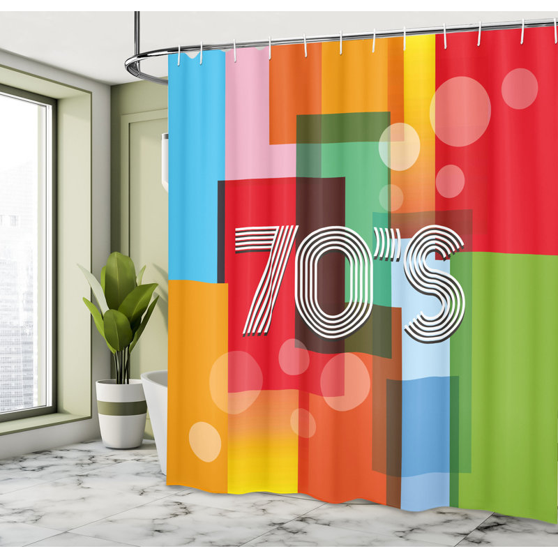 Rideau de douche Ambesonne, H 70 po x l 69 po