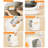 75L Extra Large Open Self-cleaning Smart Automatic Cat Litter Box With Mat & Liner for Multi Cats, App Control/Odour Removal/Safety Protection